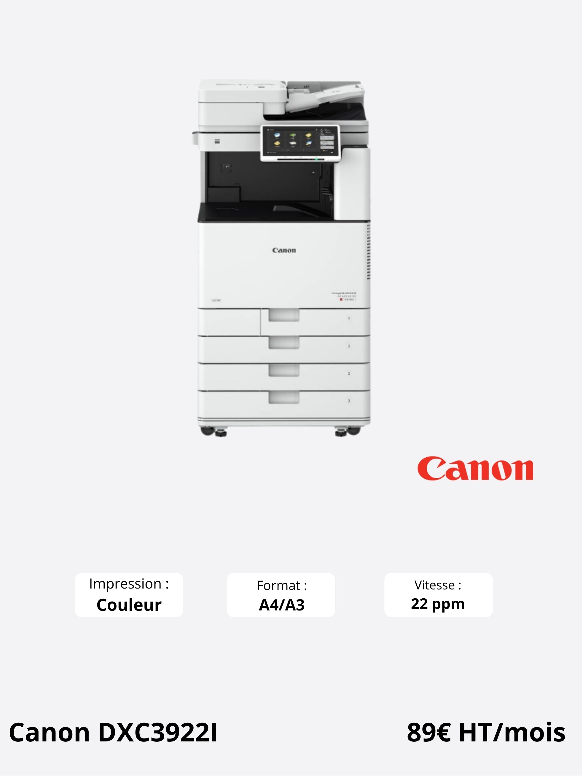 Canon   DXC3922I