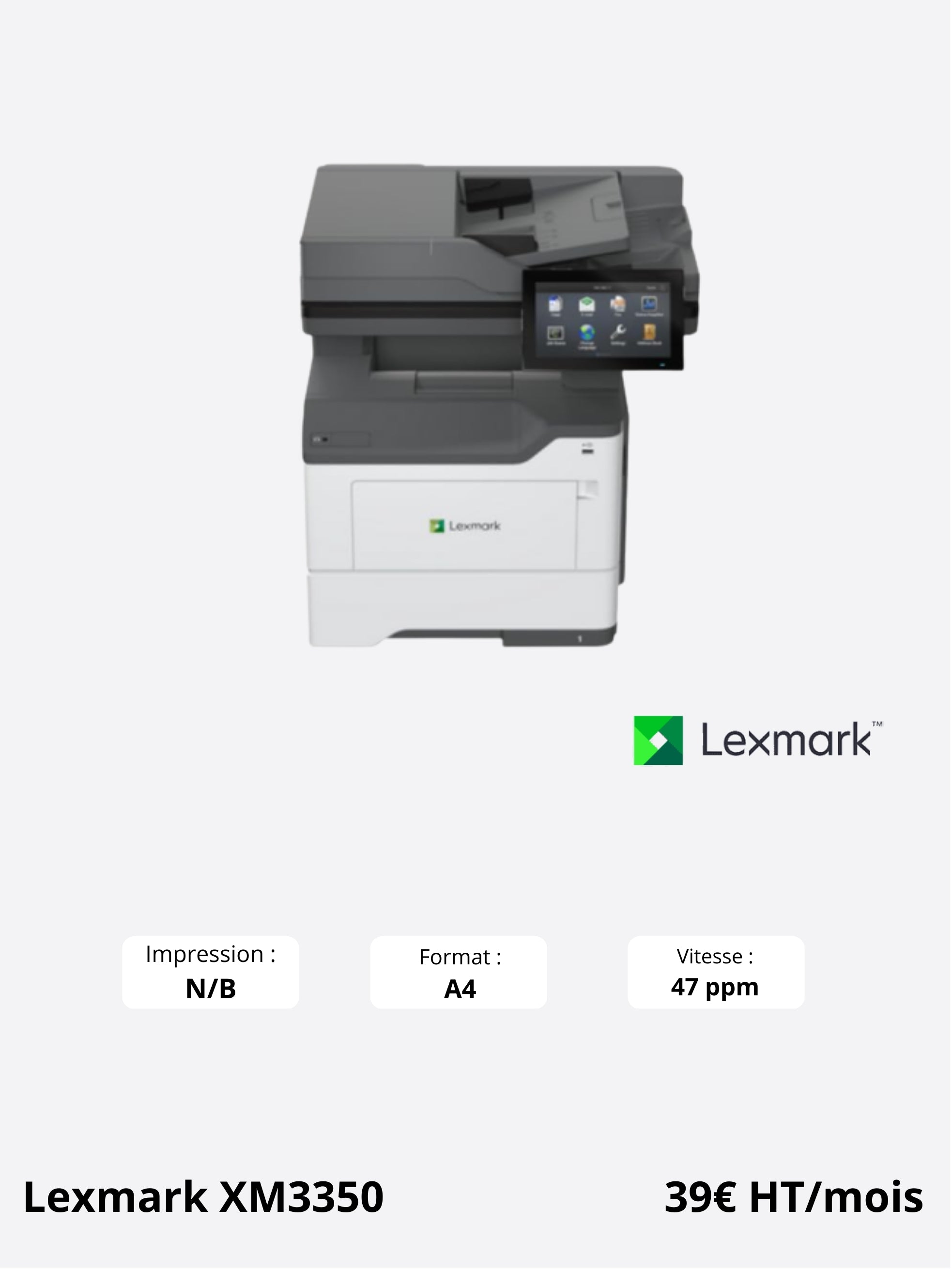 Lexmark XM3350