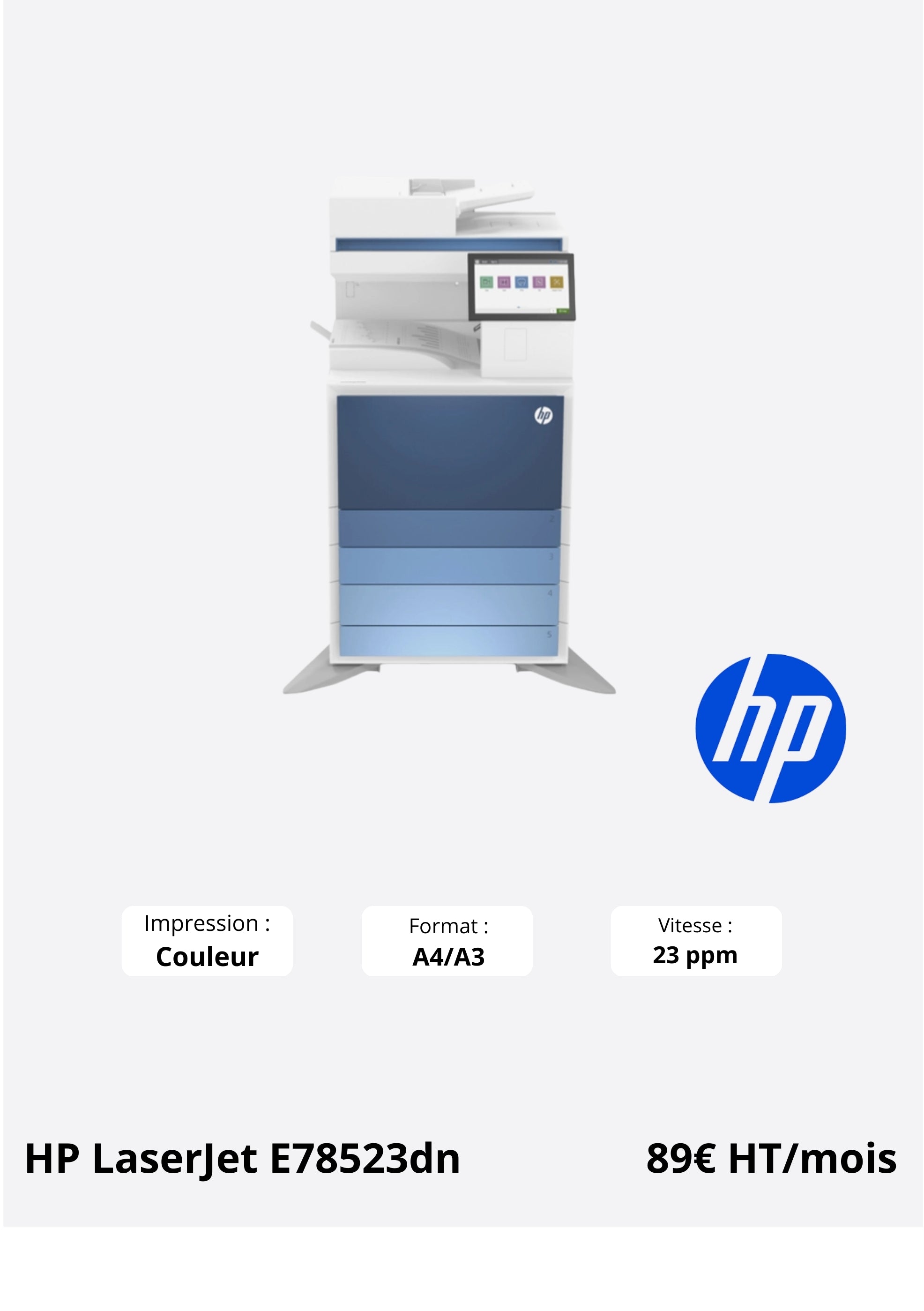 HP LaserJet E78523dn